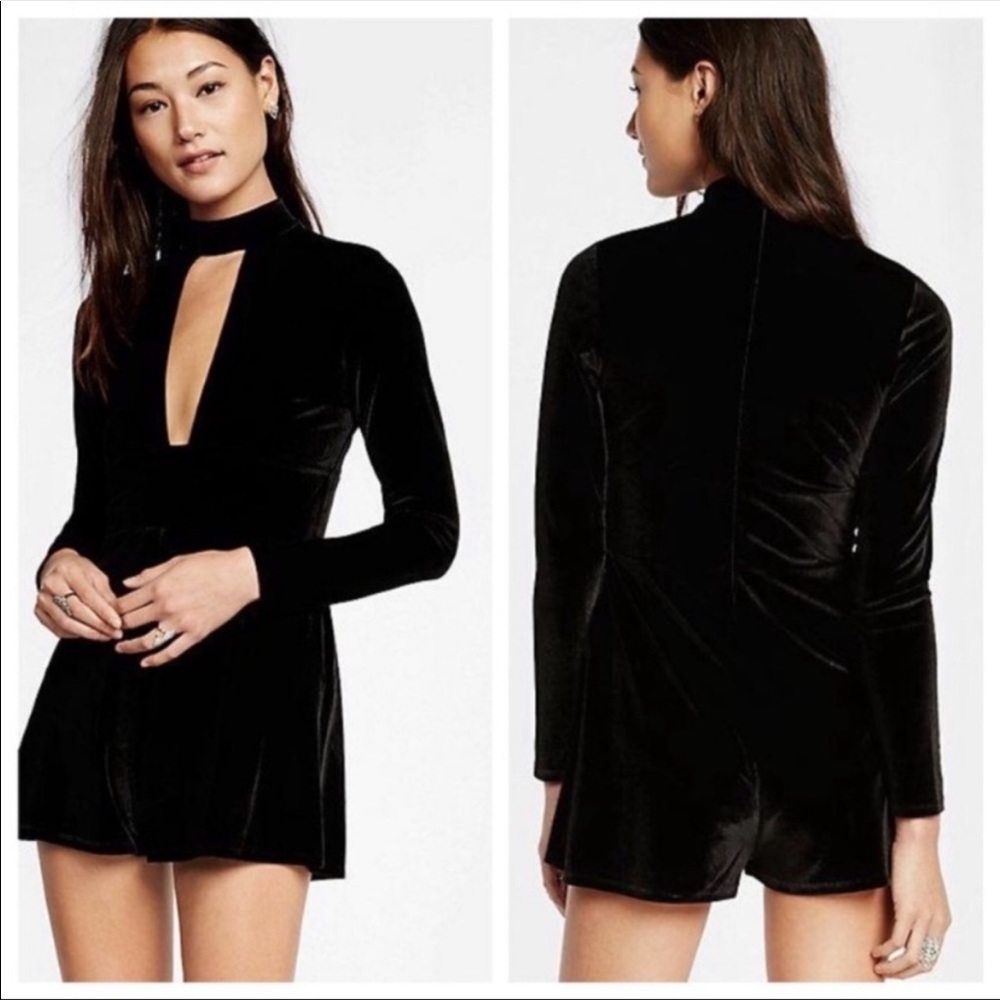 Express velvet romper